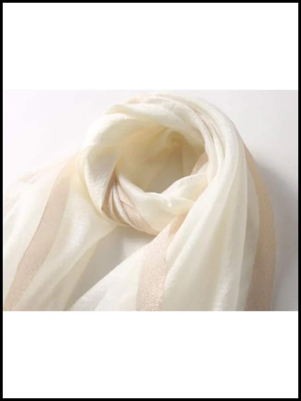 Silk Blend Embroidered Floral Shawl Scarf Wrap for Women
